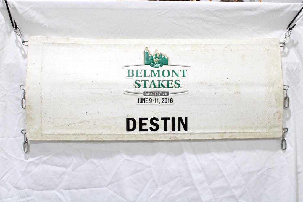 2013 Belmont Stakes Stall Guard Webbing- Destin (1 of 3)