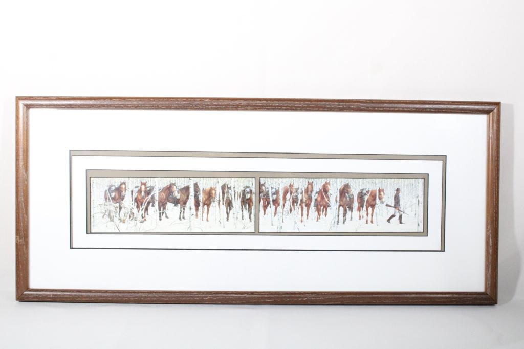 Bev Doolitlle Framed Print - Two Indian Horses (1 of 3)