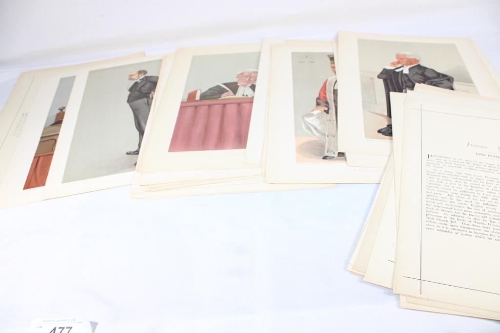 Lot 19  Vincent Brooks Day & Son Litho Vanity Fair (1 of 5)