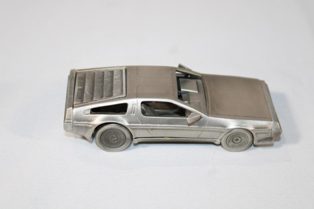 Nostalgic Miniatures Delorean Pewter Limited Car: good overall as pictured
