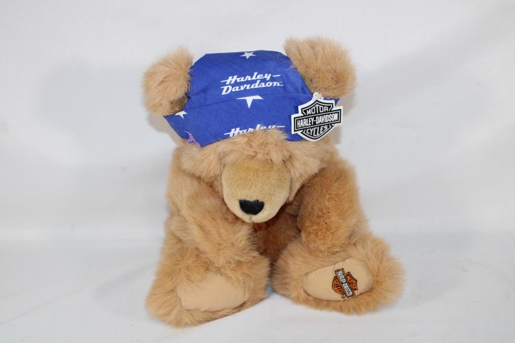 Harley Davidson Teddy Bear: Good overall as pictured.