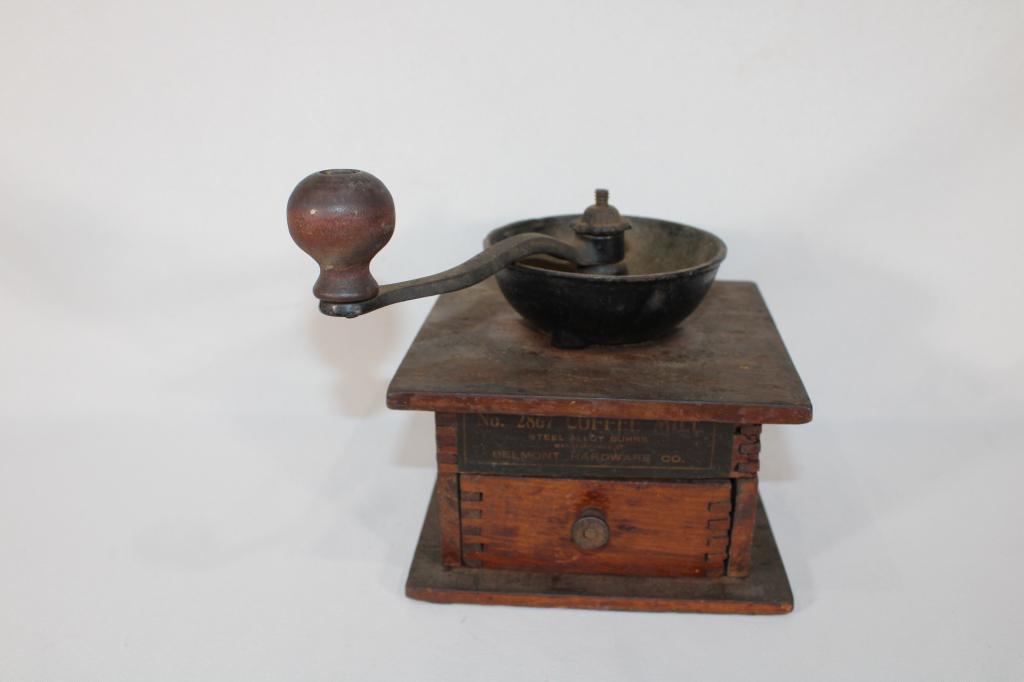 No. 2867 Wood Coffee Grinder -Belmont Hardware co (1 of 7)