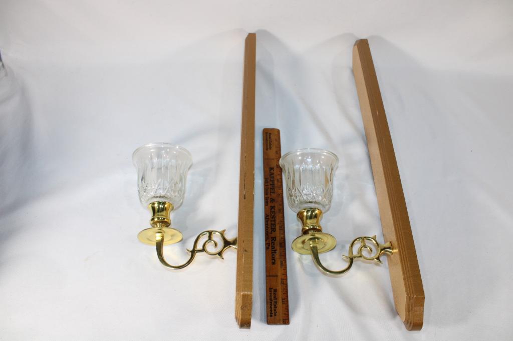 Pair of MCM Wall Sconces - Candle Holders (1 of 3)