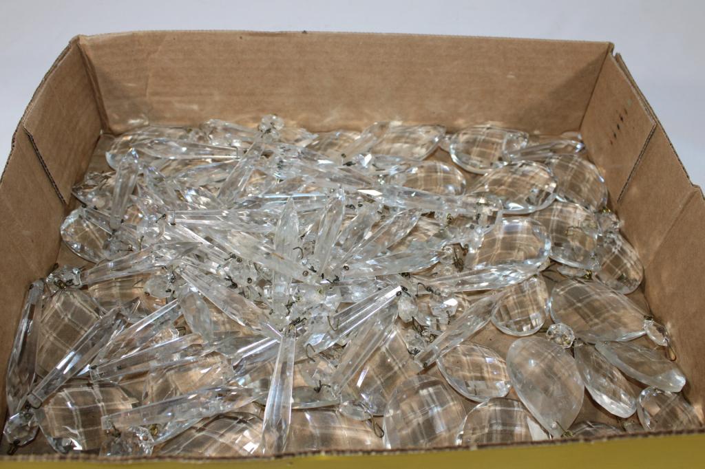 Large Lot of Chandelier Crystals (1 of 2)