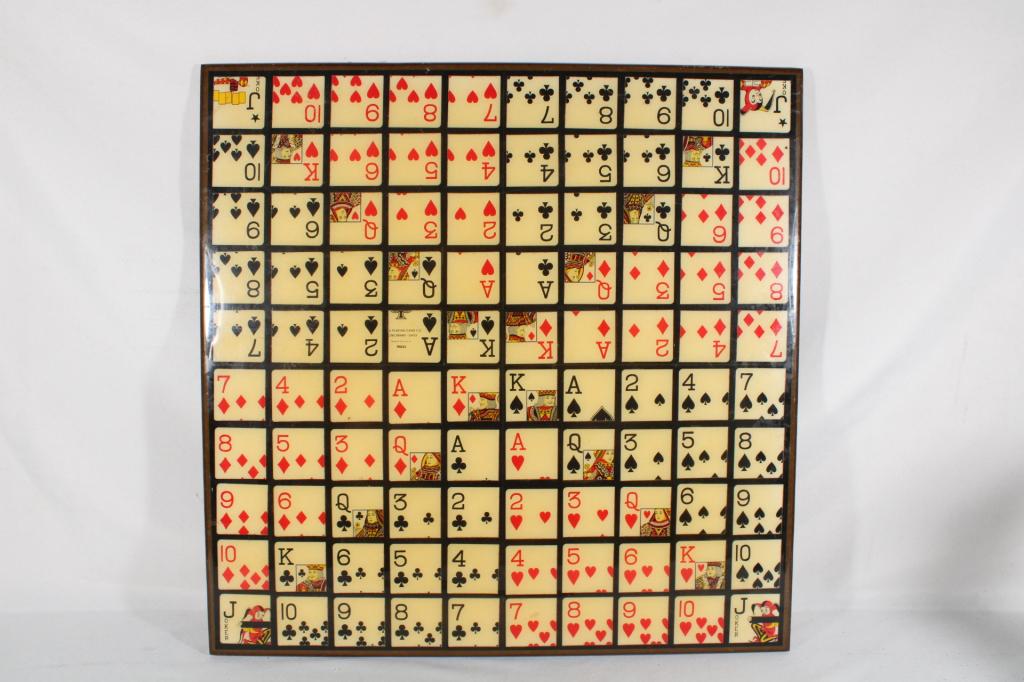 Vintage Sequence Game Board: Good overall as pictured.