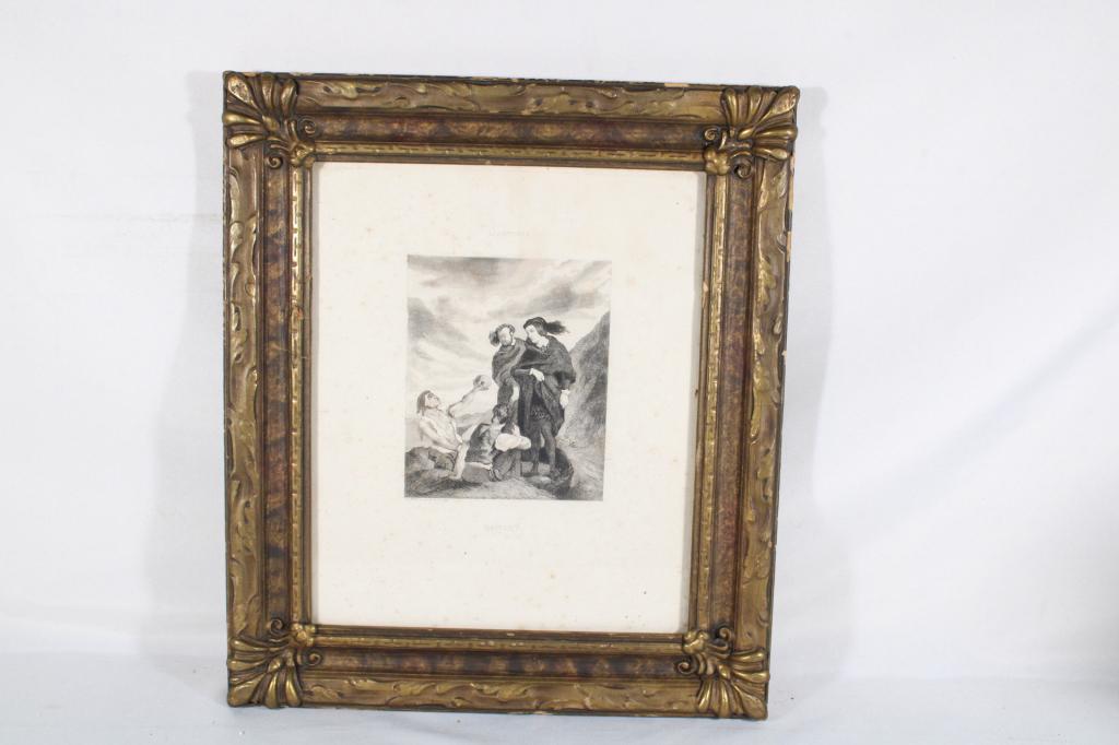 Celestin Nanteuil Hamlet 1839 Lithograph (1 of 5)