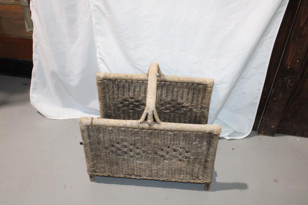 Square Wicker Log Basket: good overall as pictured
