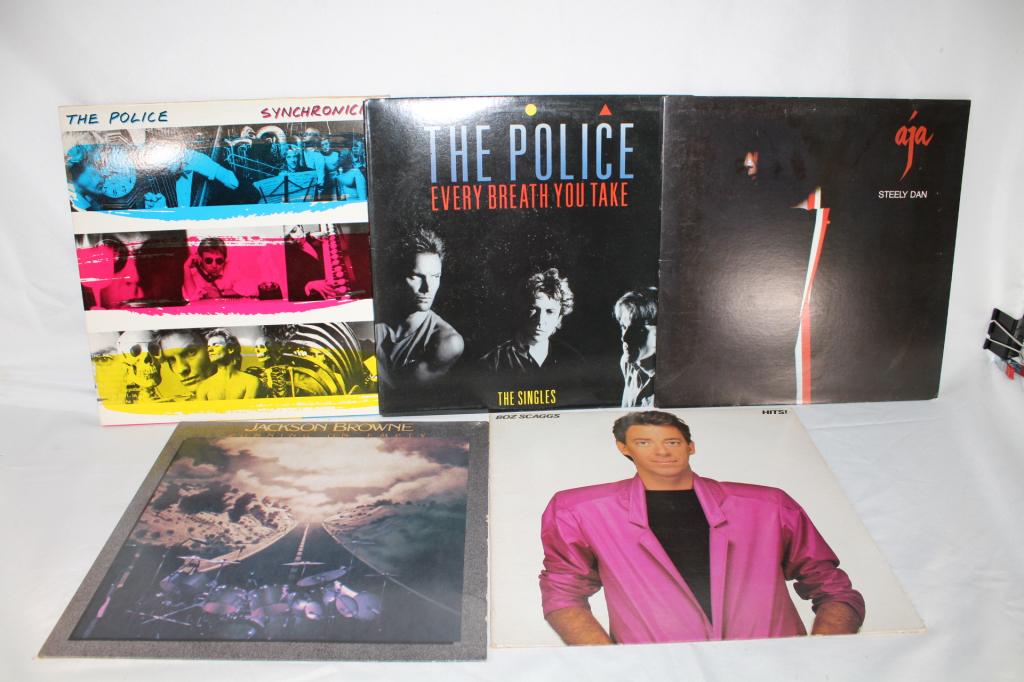 Lot of Vintage Vinyl Records The Police and More (1 of 2)