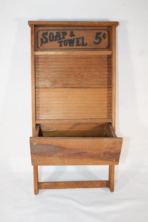 Wood Washboard Wall Hanging Planter (1 of 3)