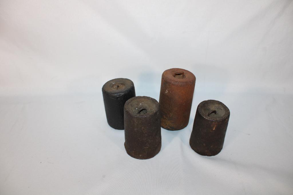 Antique Cast Iron Clock Weights (1 of 2)