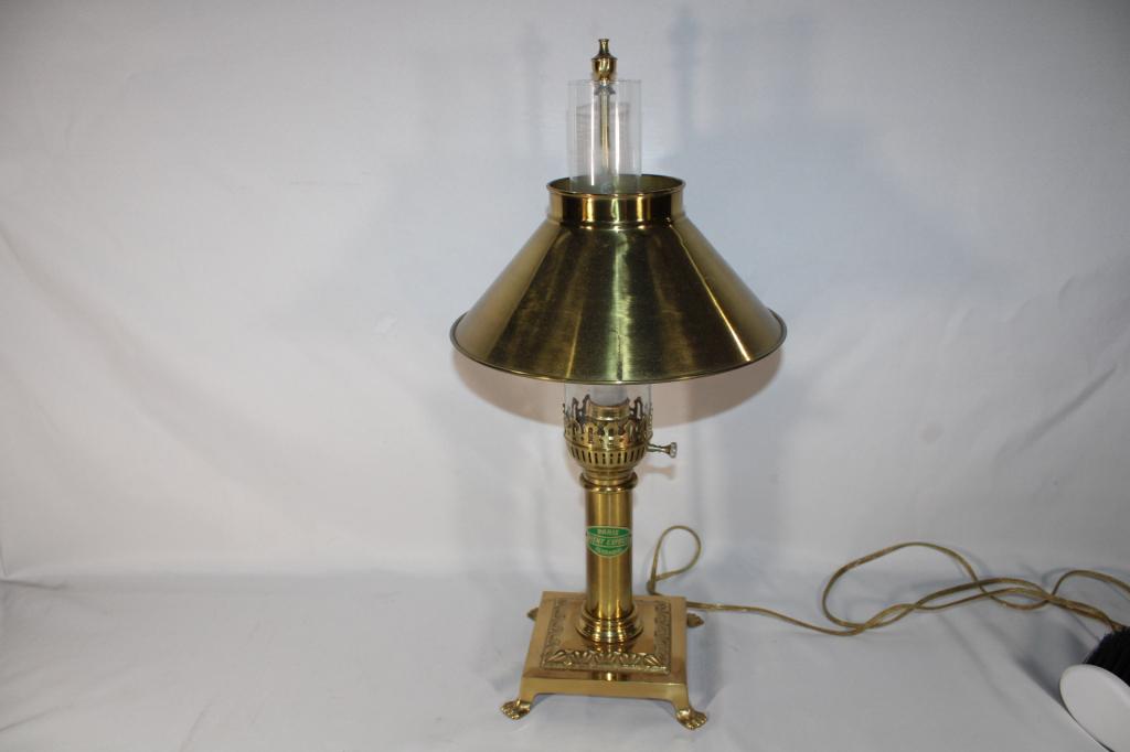 Brass Orient Express Paris Instanbul Table Lamp (1 of 4)