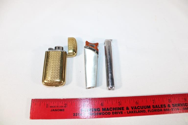 Lot of Three Lighters: Good overall as pictured.