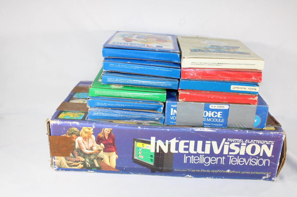 Intellivision Video Game System w/ 10 Games & More (1 of 3)
