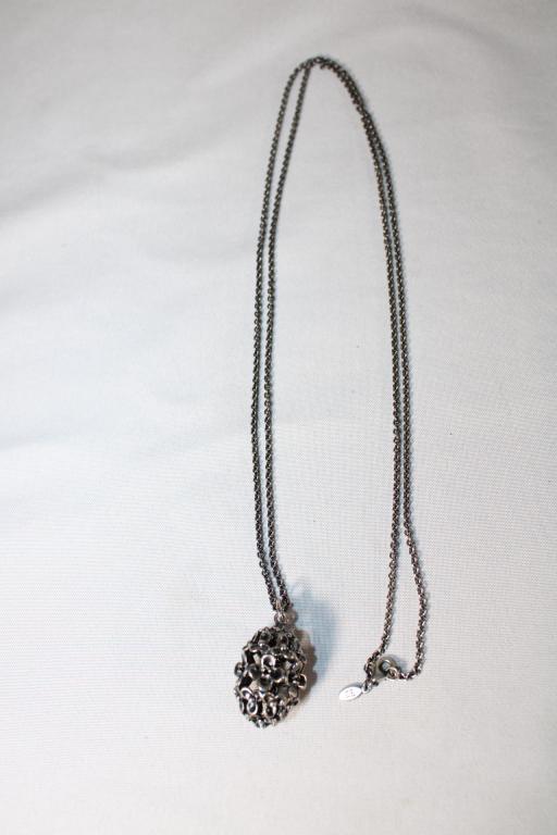 Pandora 925 ALE Chain Necklace & Pendant: measures about 35 inches long