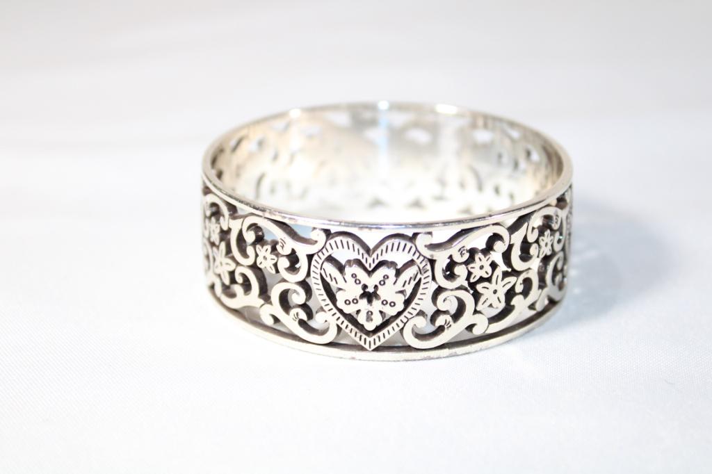 Brighton Jewelry Cuff Heart Bracelet (1 of 3)