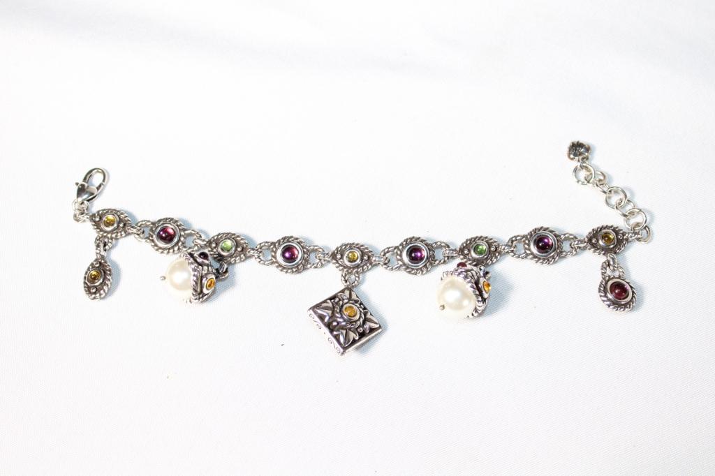 Brighton Jewelry Charm Bracelet 7": good overall as pictured