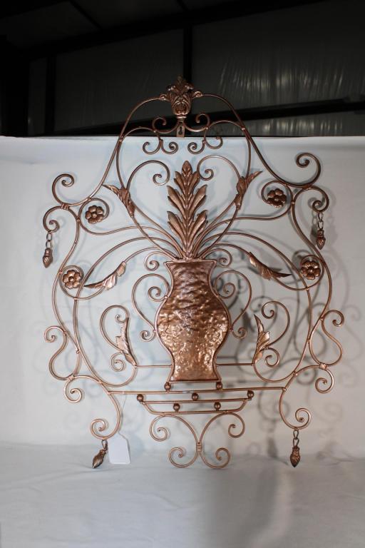 Floral Metal Wall Decor (1 of 1)