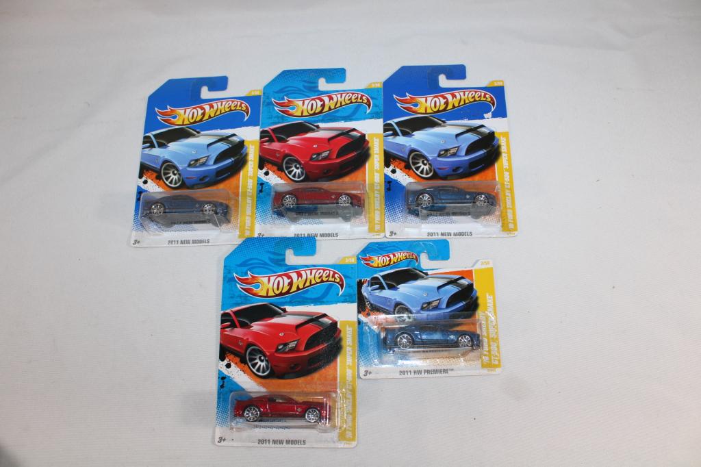 Lot of Hot Wheels 2010 Shelby GT-500 Super Snake: Good overall as pictured.