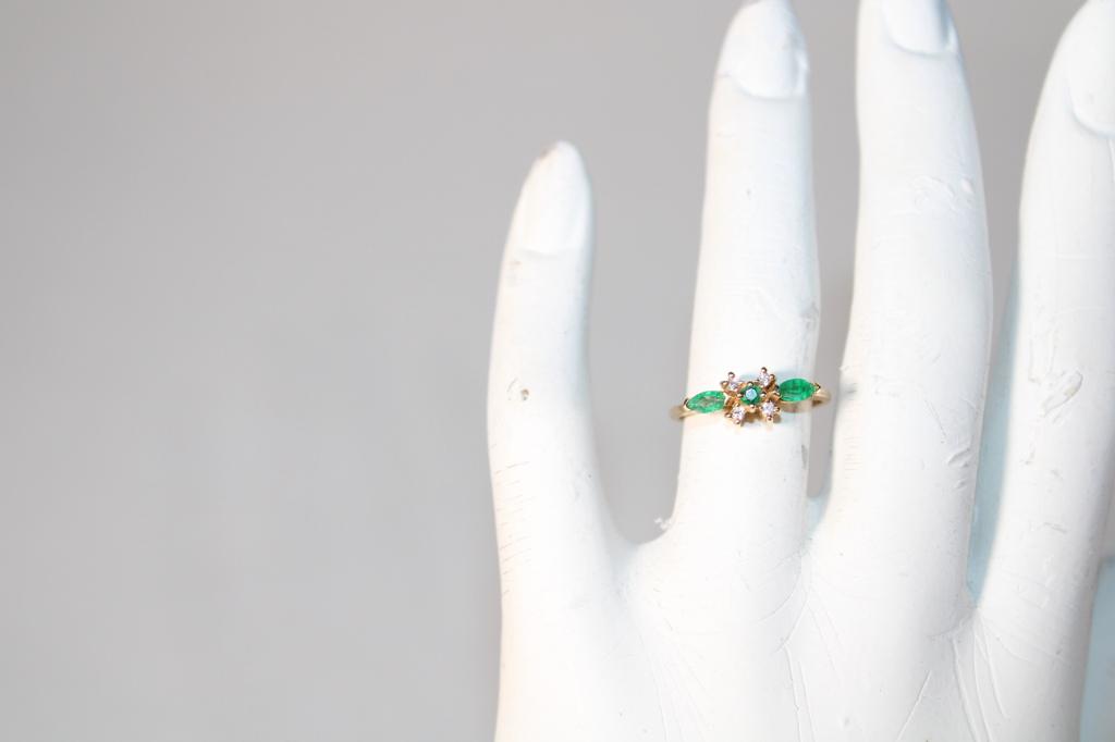 Size 6 14k Gold Multi Stone Ring (1 of 3)