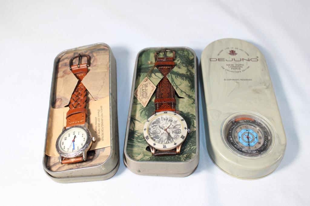 Lot of 3 Dejuno Watches New With Tags (1 of 4)