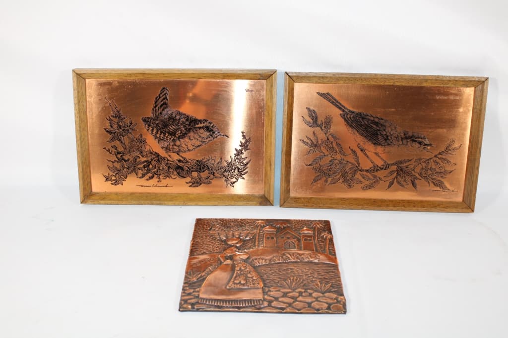 Lot of Etch Master Original Birds on Copper & More (1 of 5)