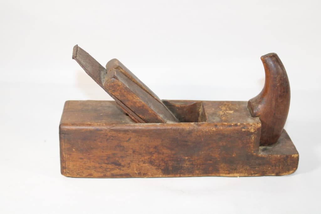 Antique Wood Plane Inscribed Fride (1 of 4)