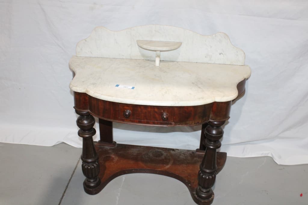 Antique Marble Top Washstand (1 of 3)