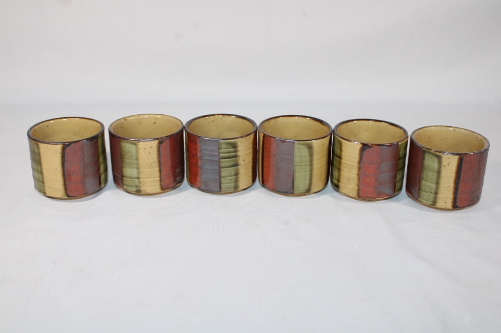 Vintage Otagiri Ceramic Tea Cups: Good overall as pictured