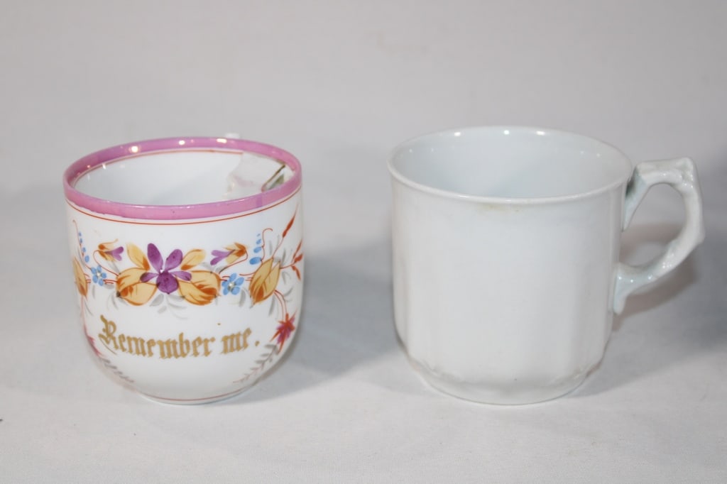 Remember Me Shaving Mug/ Ironstone Mug: Good overall as pictured