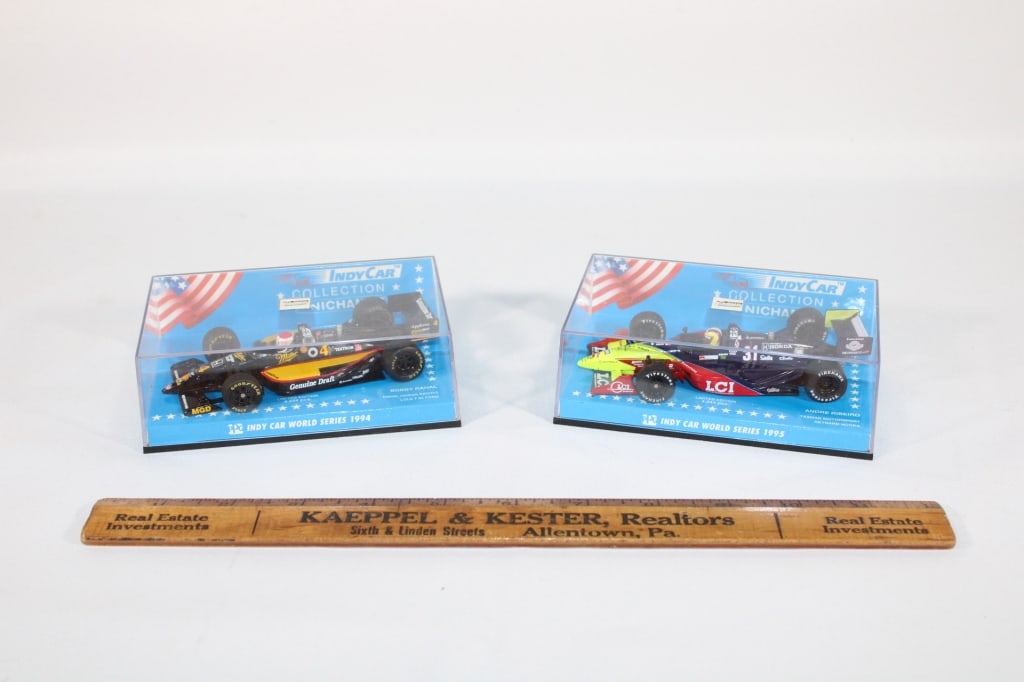 Two Indy Car world series '94-'95 model cars (1 of 4)
