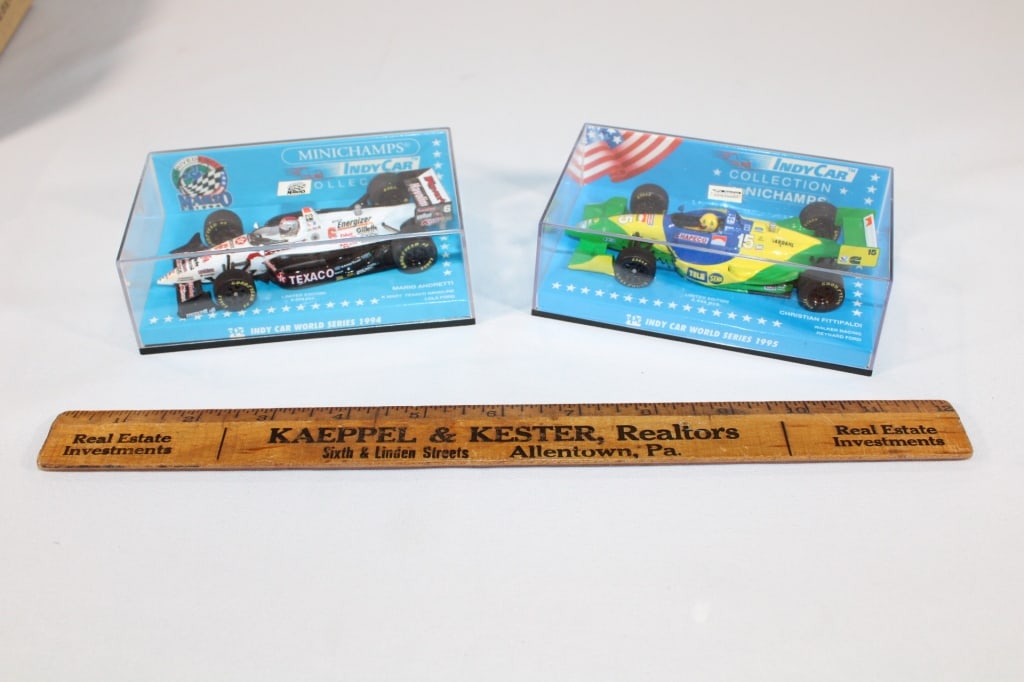 Two Indy Car World Series '94-'95 model cars (1 of 4)