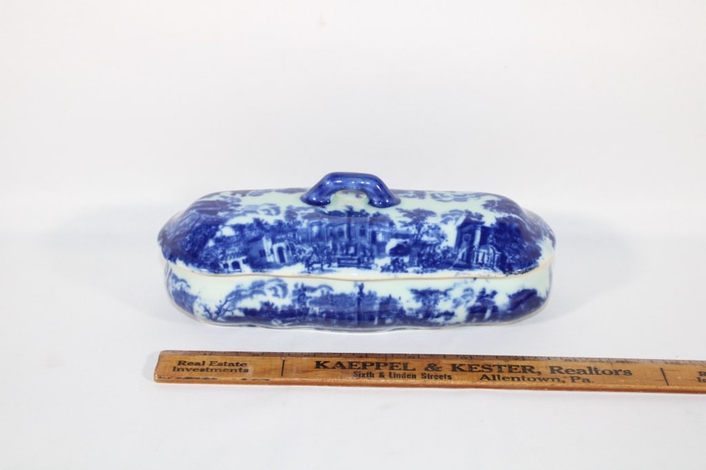 1940s Antique Ironstone Victoria England dish: Good overall as pictured