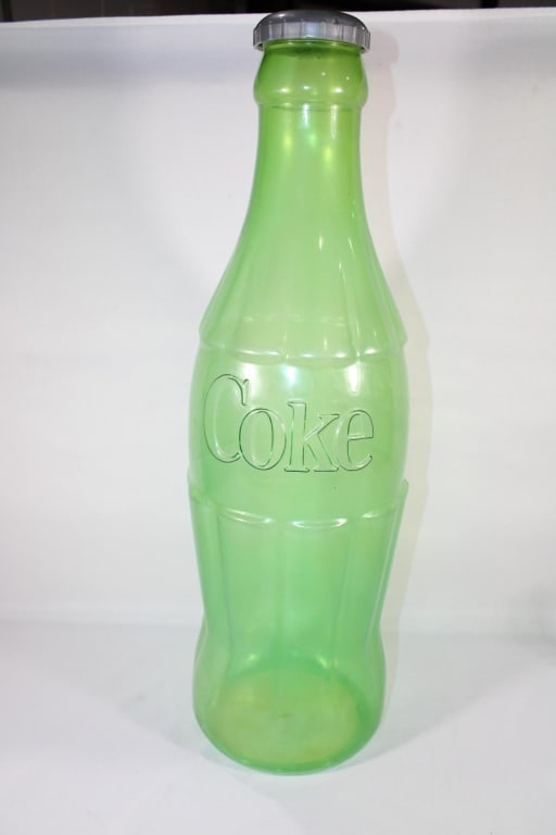 Large 23" Plastic Coca-Cola Bottle Bank (1 of 4)