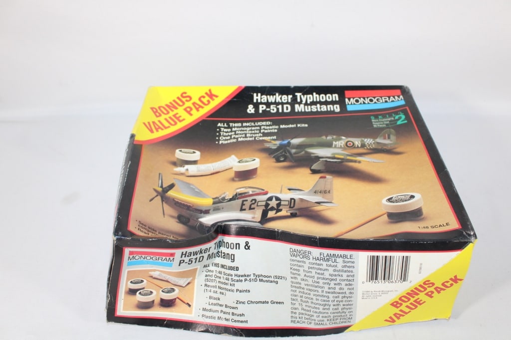 Hawker Typhoon & -51D Mustang Model - New (1 of 3)