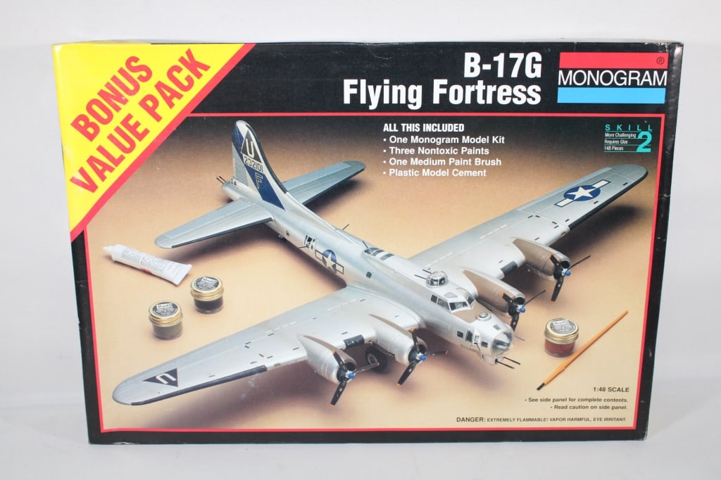 Monogram B-17G Flying Fortress Model Airplane-new (1 of 2)