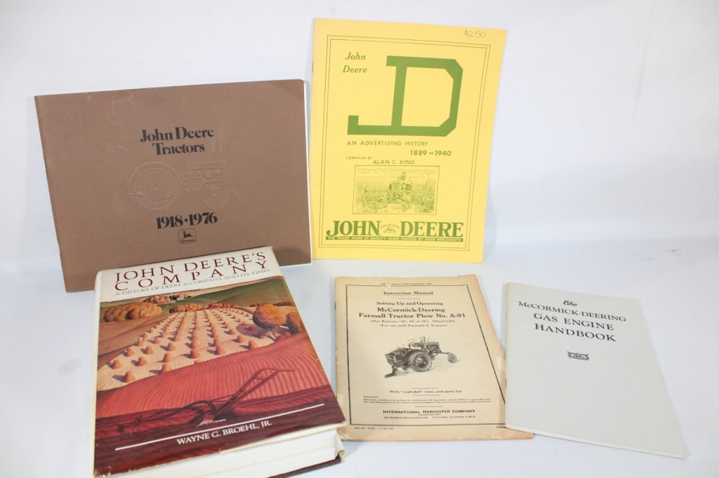 John Deere & McCormick Deering Tractor Books (1 of 5)