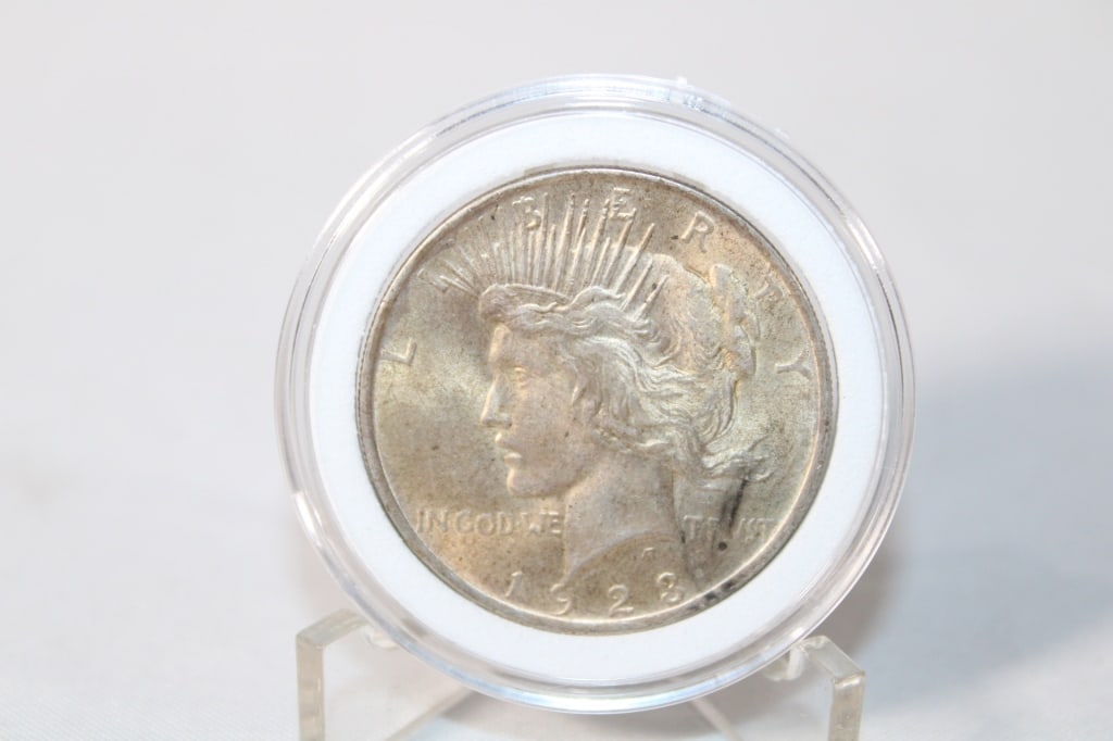 1923 Peace Silver Dollar: good overall as pictured