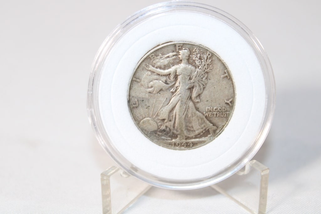 1944 Walking Liberty Silver Half Dollar (1 of 3)