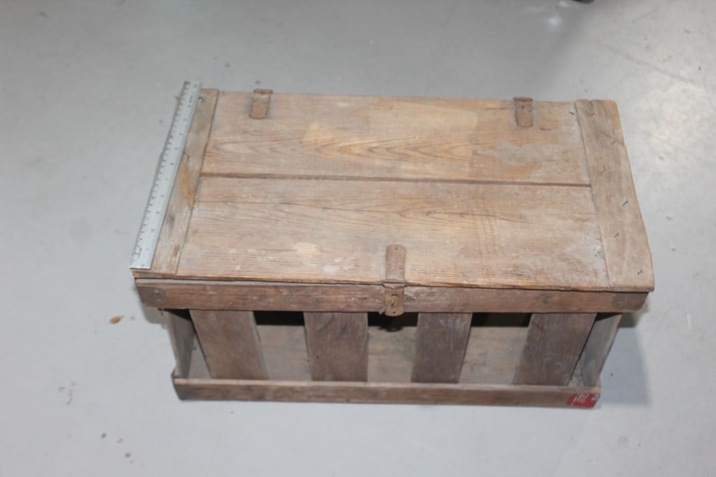 Antique wooden fruit crate (1 of 2)