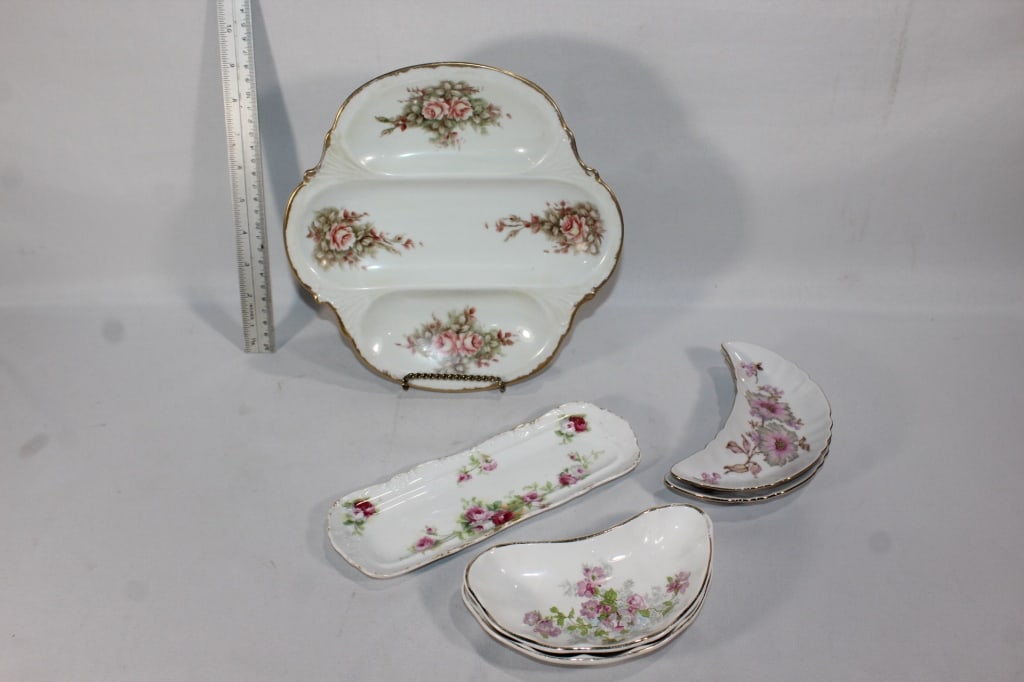 Lot Antique dishes-Limoges etc. (1 of 3)