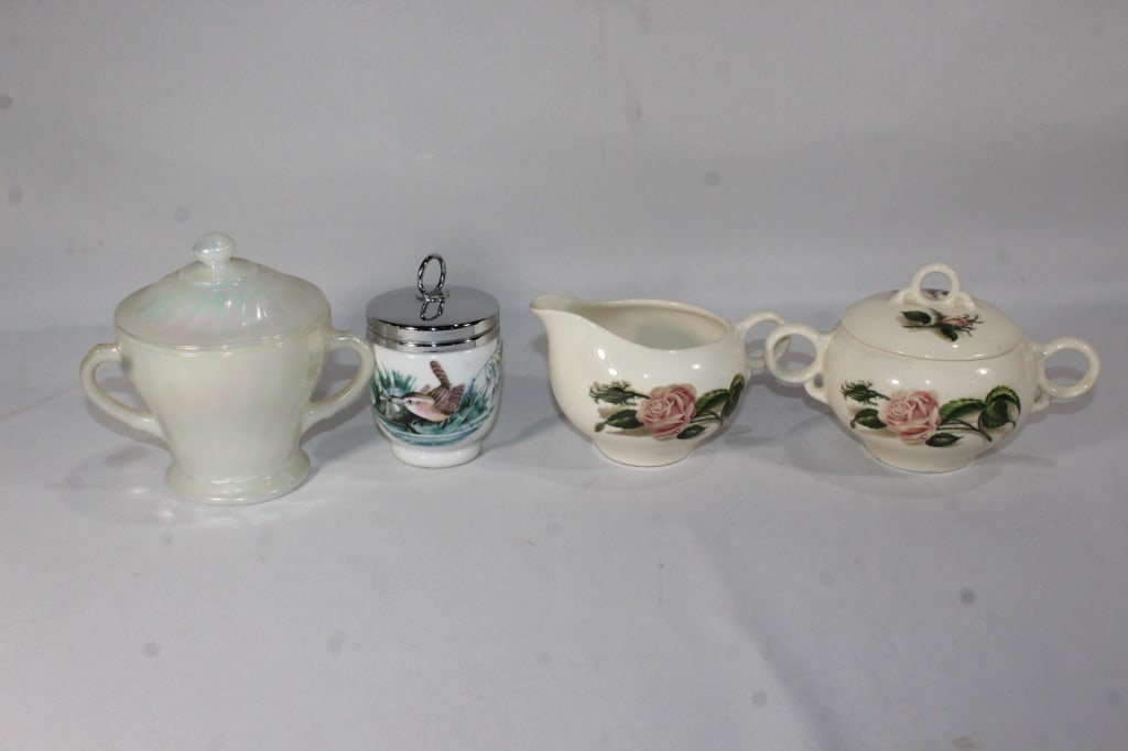 Anchor Hocking Fire King Sugar, Egg Coddler etc (1 of 4)