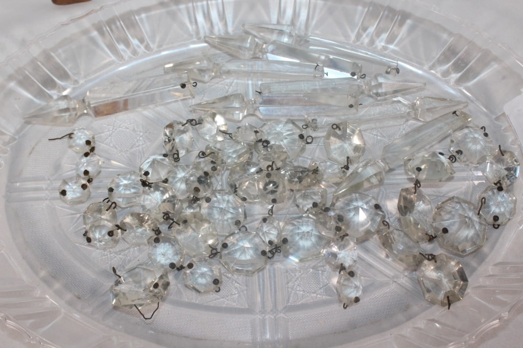MIsc. Chandelier crystals: good overall as pictured