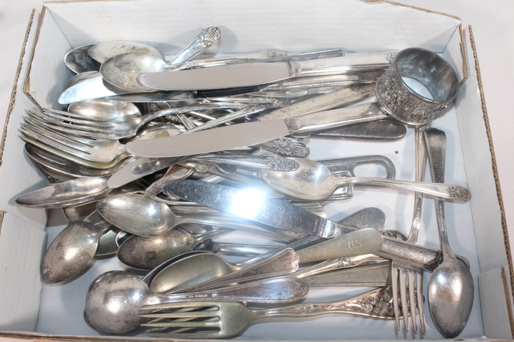 Large lot of VTG Flatware: good overall as pictured