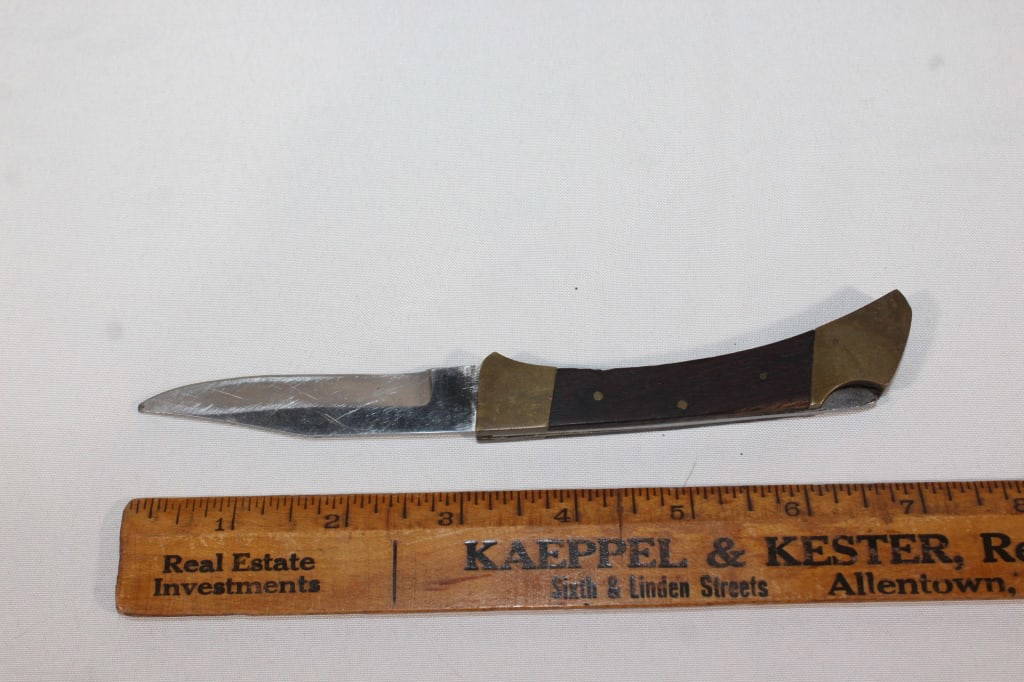 Vtg Stainless Steel Pakistan Pocket Knife Auction