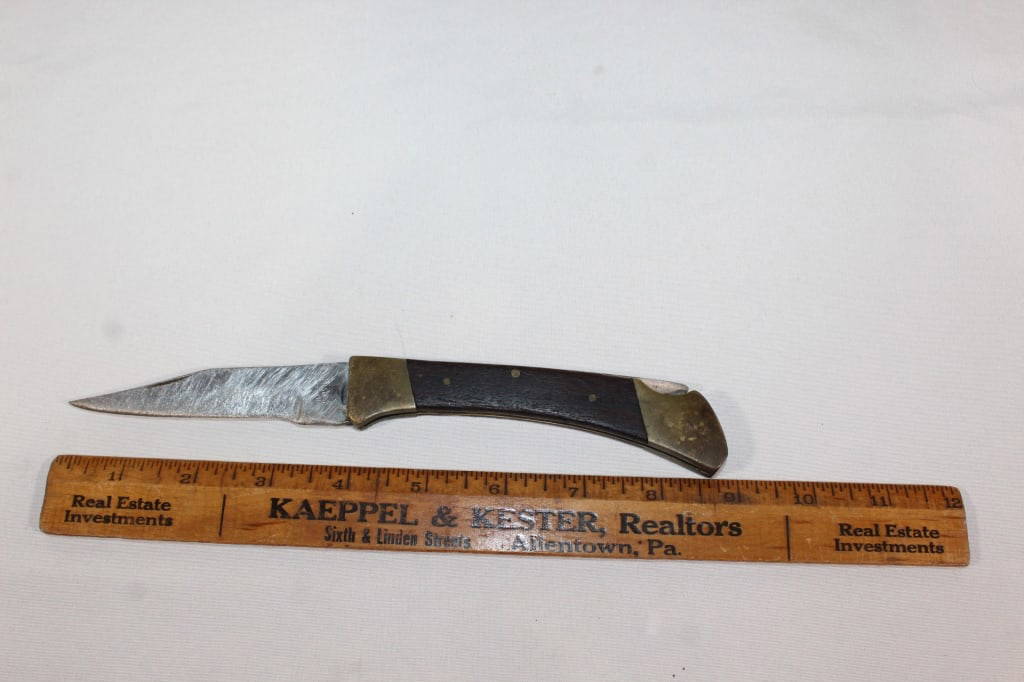 Vtg Stainless Steel Pakistan Pocket Knife Auction