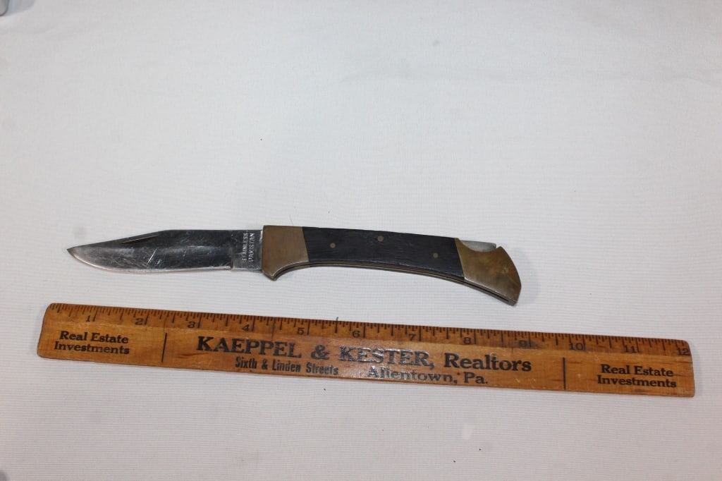 VTG Stainless steel Pakistan pocket knife: good overall as pictured