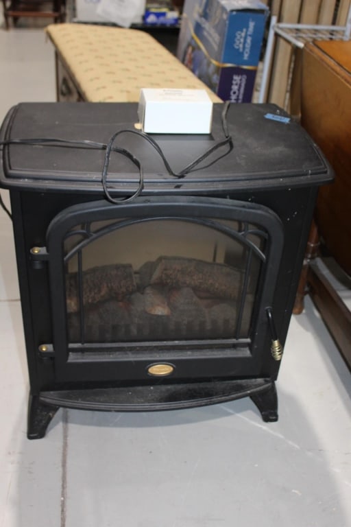 Modern Electric fireplace - works (1 of 1)