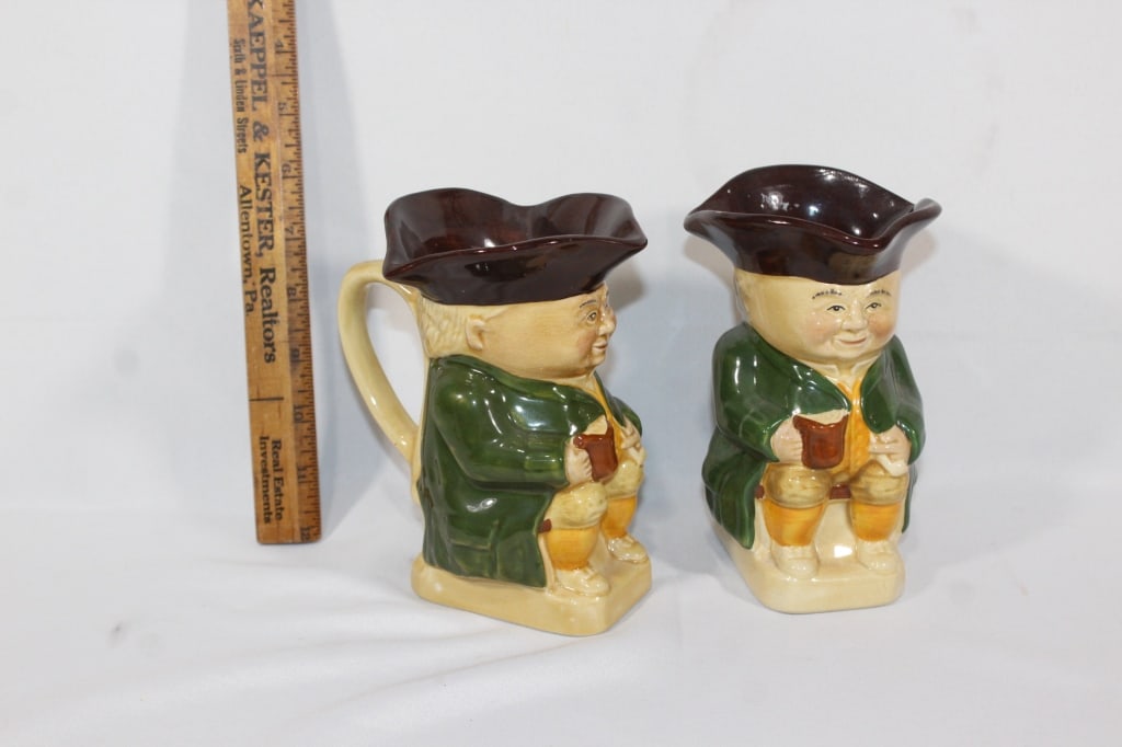 Two TOBY mugs England: Good overall as pictured