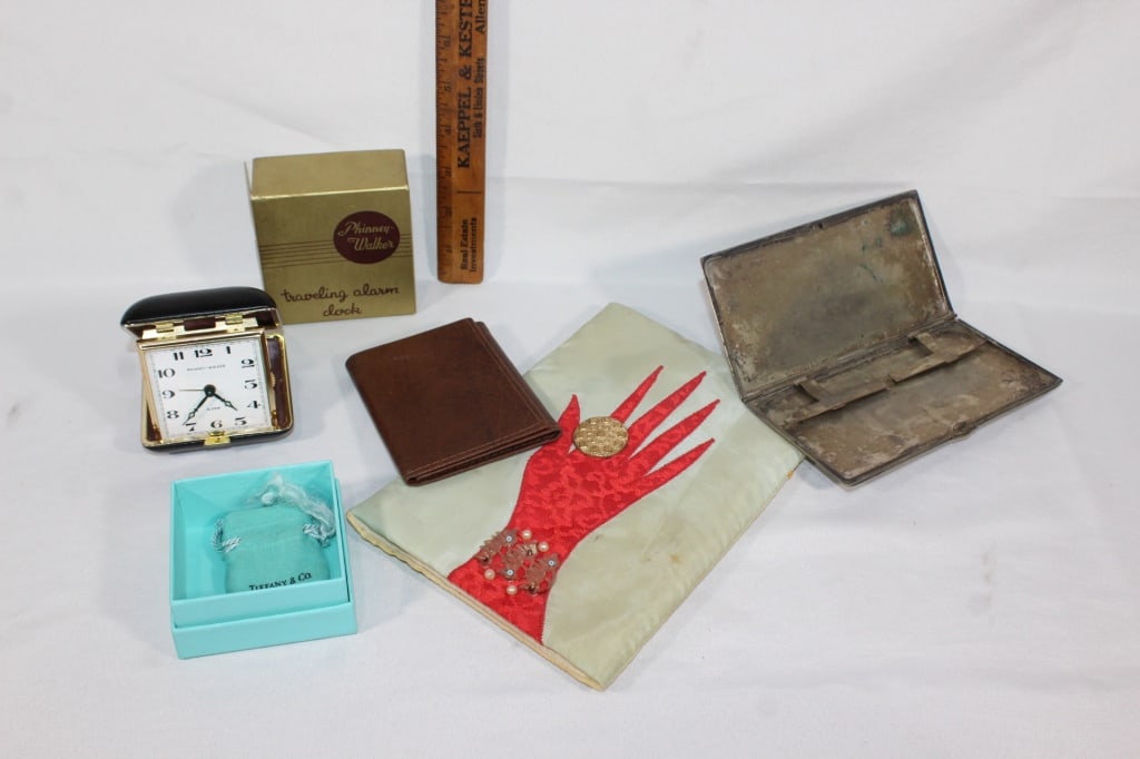 Misc lot of wallets, Tiffanys pouch, etc (1 of 3)