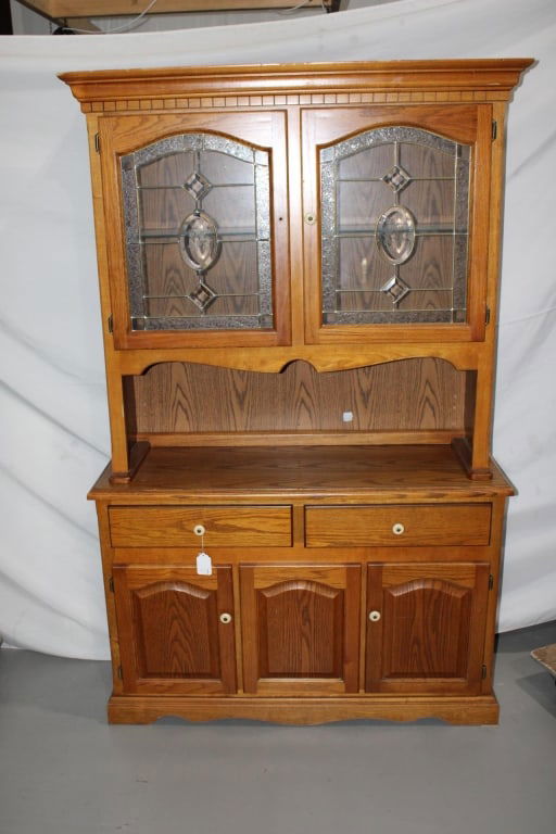 China Cabinet - stained glass windows: 2 pieces